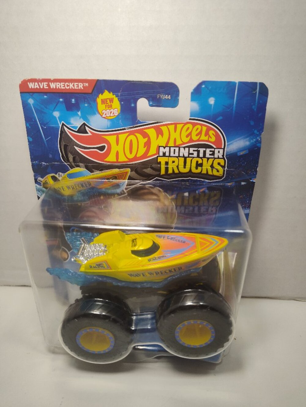 Hot Wheels Monster Trucks Wave Wrecker JHY22 2026 1/8 New Sealed